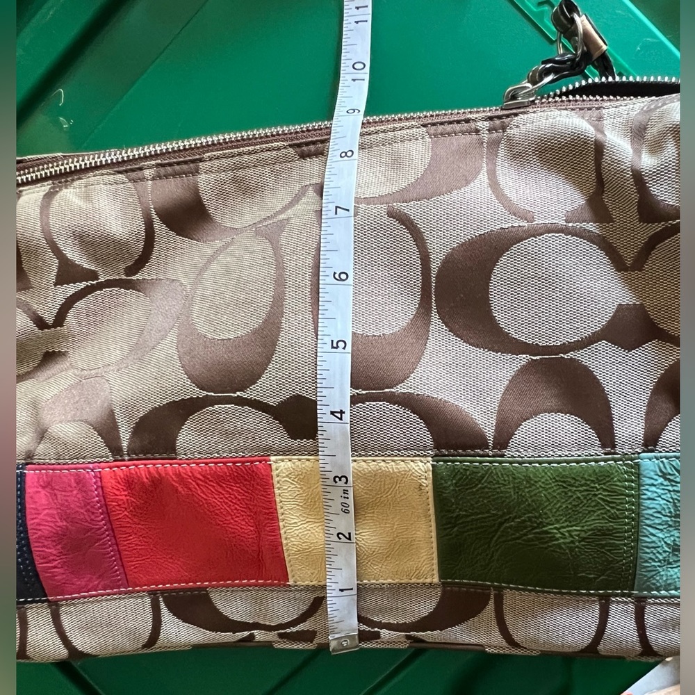 ❌SOLD❌Vintage signature COACH rainbow striped F15586 shoulder bag 🌈 - Picture 16 of 16